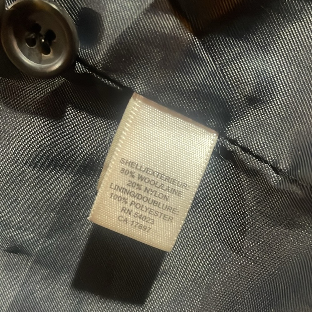 Banana Republic Men’s Sendero Wool Top coat. Size Medium - Picture 10 of 10